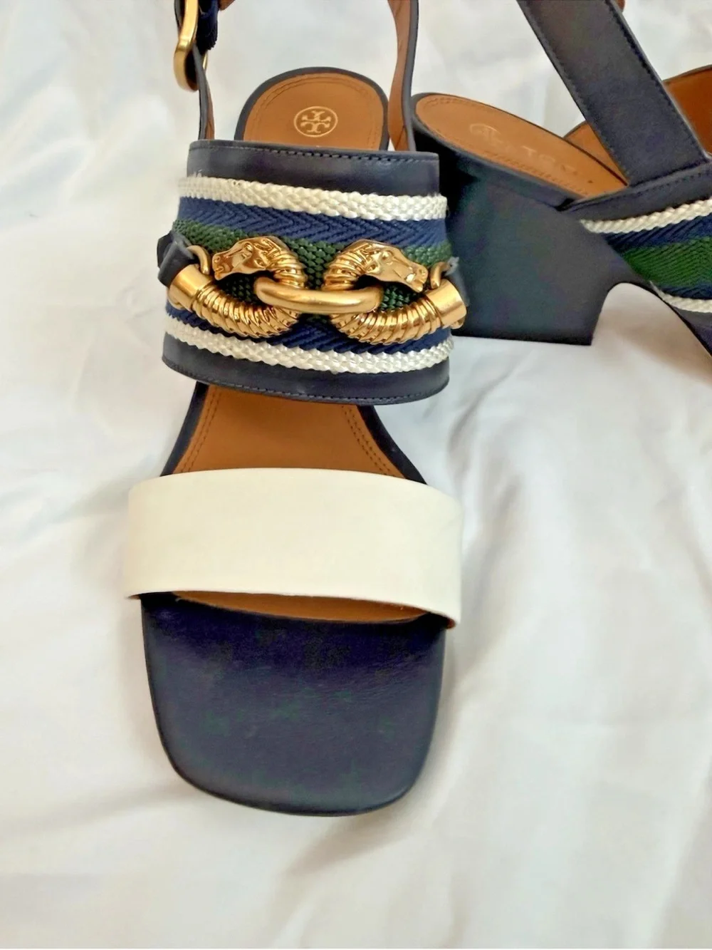Tory Burch Jessa Block Heel Sandal - Size 8.5 NWB